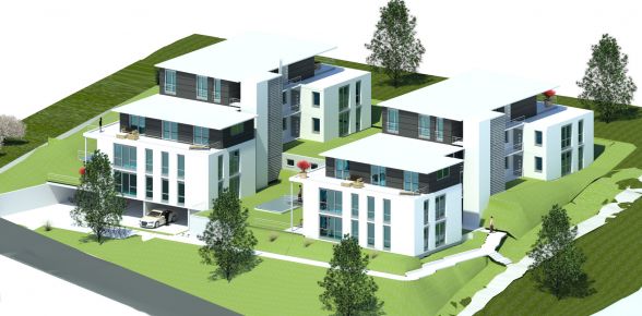 Wohnanlage Hewenblick - Perspektive Hewenstraße 2