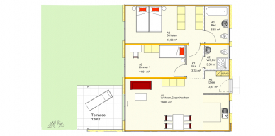 Grundriss Wohnung A2