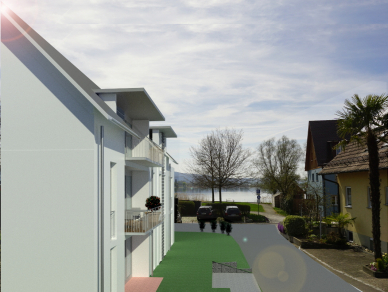 Wohnanlage Seepark - Perspektive Haus B Wohnanlage Seepark - Perspektive Haus B