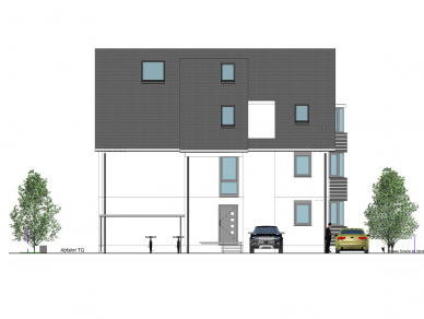 Wohnanlage Seepark, Haus B - Ansicht Norden Wohnanlage Seepark, Haus B - Ansicht Norden