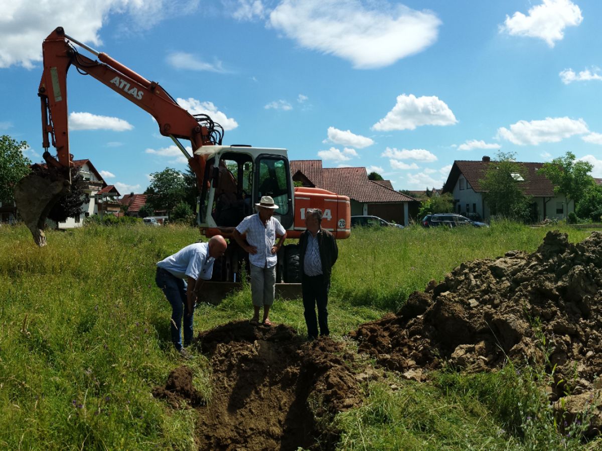 Entnahme von Bodenproben - Herbst 2016 