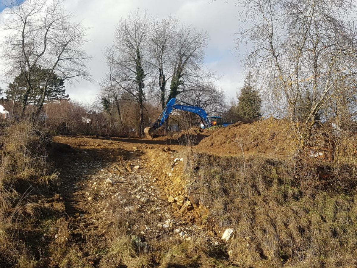 Baustellenvorbereitung - 18.01.2019