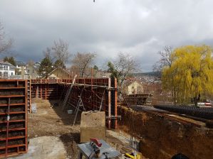 Betonieren der TG Wände - 06.04.2019