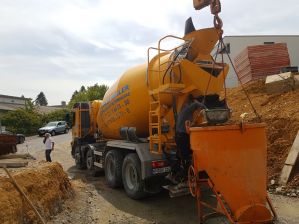 Wohnanlage Hewenblick - Anlieferung Beton - 17.05.2019