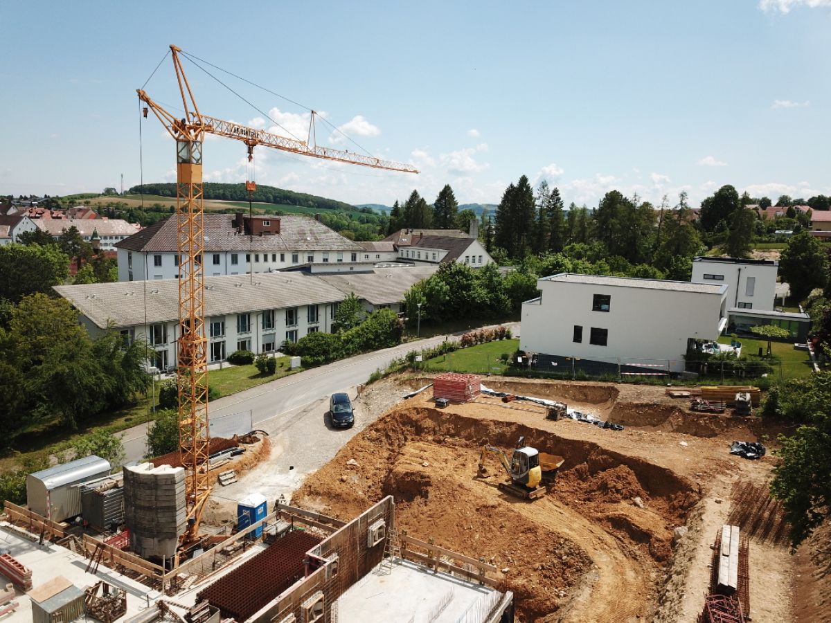 Baugrube Haus B - 01.07.19