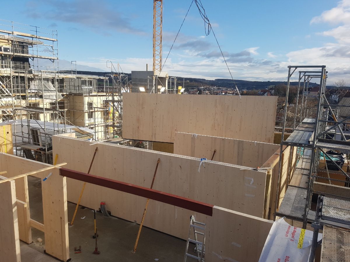 Aufrichten Haus B - 07.12.2019