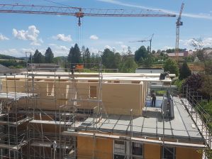 Aufrichten Haus B PH2 - 04.05.2019