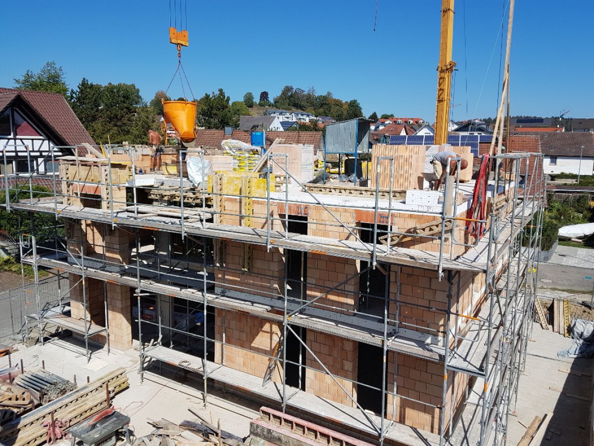 Mauern im Dachgeschoss - 13.09.2018 Mauern im Dachgeschoss - 13.09.2018