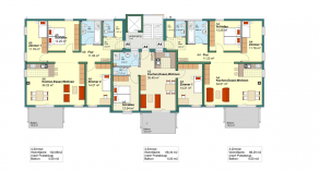 Grundriss Obergeschoss Haus A