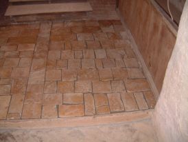 Fussboden in der Kapelle